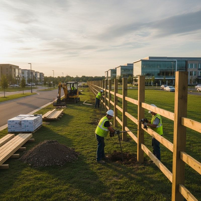 Fence Post Installation detail