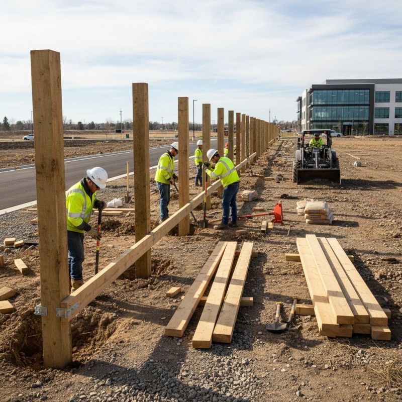 Fence Post Installation detail